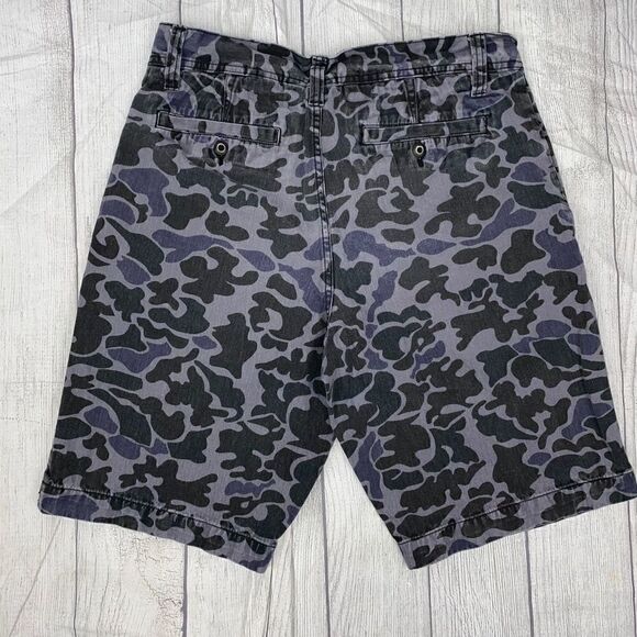 Foot locker 100% cotton faded camo print chino shorts sz 32 men - Picture 6 of 6